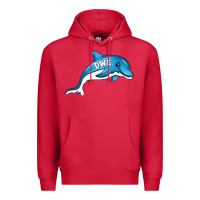 Cardinal dolphin dwe Premium Hoodie - CowhideDigitalArt