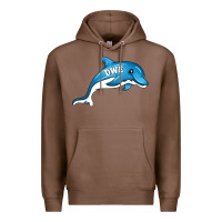 Chestnut dolphin dwe Premium Hoodie - CowhideDigitalArt
