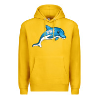 Lemon dolphin dwe Premium Hoodie - CowhideDigitalArt