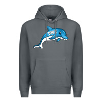 Rock dolphin dwe Premium Hoodie - CowhideDigitalArt