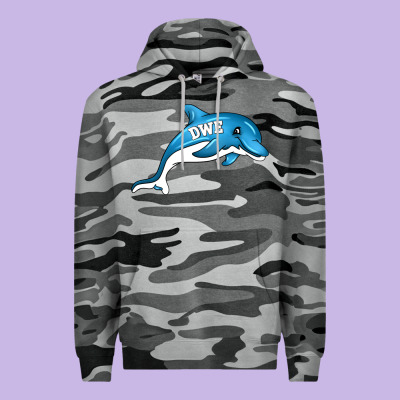 Dolphin Dwe Premium Hoodie Designed By Cowhidedigitalart