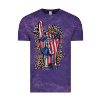 Cloud Purple Freedom rock hand 4th of july Vintage Tee - CowGirlArtShop