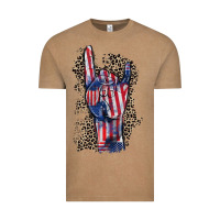 Vintage Coffee Freedom rock hand 4th of july Vintage Tee - CowGirlArtShop