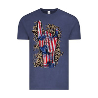 Vintage Denim Freedom rock hand 4th of july Vintage Tee - CowGirlArtShop