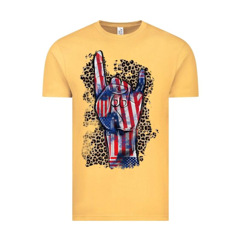 Freedom Rock Hand 4th Of July Vintage Tee by CowGirlArtShop | Teevron