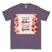 Lavender to the world you are a mother but to your family y Classic Tee - TumblerDesignByShophia
