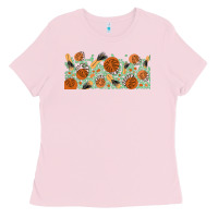 Bubblegum Pink boho plant Ladies Tee - TumblerDesignByShophia