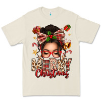 Bone merry christmas messy bun Premium Tee - texasbilliewilder