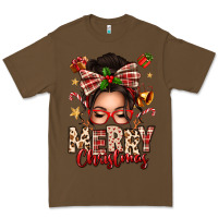 Cacao merry christmas messy bun Premium Tee - texasbilliewilder
