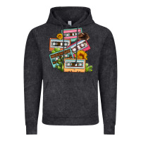 Vintage Black 90s country caassette tapes Vintage Hoodie - OliviaCreatesArt