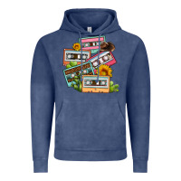 Vintage Denim 90s country caassette tapes Vintage Hoodie - OliviaCreatesArt