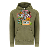 Vintage Olive 90s country caassette tapes Vintage Hoodie - OliviaCreatesArt