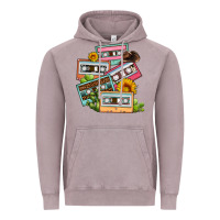Vintage Zinc 90s country caassette tapes Vintage Hoodie - OliviaCreatesArt