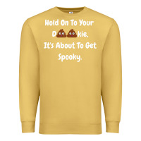 Antique Gold spooky halloween women and children Premium Sweatshirt - maiPhamDesign