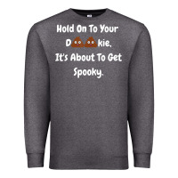 Charcoal Heather spooky halloween women and children Premium Sweatshirt - maiPhamDesign