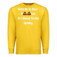 Lemon spooky halloween women and children Premium Sweatshirt - maiPhamDesign