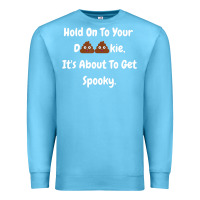 Ocean Blue spooky halloween women and children Premium Sweatshirt - maiPhamDesign
