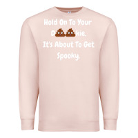 Pale Pink spooky halloween women and children Premium Sweatshirt - maiPhamDesign