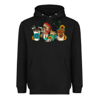 Black indian coffee cups Heavyweight Hoodie - AdoDesignShop