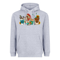 Heather Grey indian coffee cups Heavyweight Hoodie - AdoDesignShop