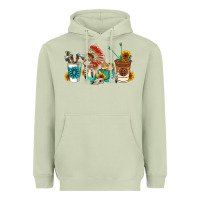 Matcha indian coffee cups Heavyweight Hoodie - AdoDesignShop