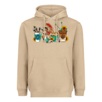 Mushroom indian coffee cups Heavyweight Hoodie - AdoDesignShop