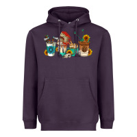 Plum indian coffee cups Heavyweight Hoodie - AdoDesignShop