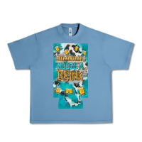 Pebble Blue Mama needs a drink slim can cooler mother's day Urban Heavy Tee - HowdyJamesFarm