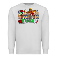 Dove Grey spanish teacher Premium Sweatshirt - AdoDesignShop