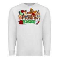 Oatmeal Heather spanish teacher Premium Sweatshirt - AdoDesignShop