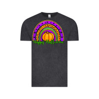 Vintage Black happy halloween rainbow Vintage Tee - Jasminsmagicworld