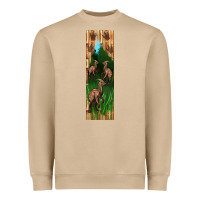 Mushroom dinosaur parasaurolophus pen wrap Heavyweight Sweatshirt - Artiststas