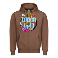 Chestnut western lunch lady Zipper Hoodie - BarkalooDesign