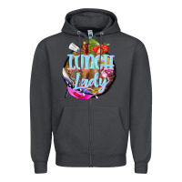 Smoke western lunch lady Zipper Hoodie - BarkalooDesign