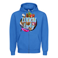 True Royal western lunch lady Zipper Hoodie - BarkalooDesign