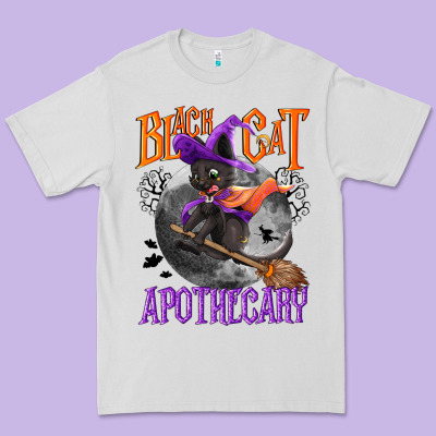 Black Cat Apothecary Premium Tee Designed By Nancycooperartshop