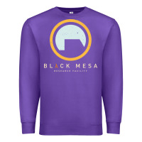 Purple Black Mesa Research Facility T-Shirt Premium Sweatshirt - maiPhamDesign
