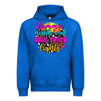Cobalt summer nights and race track lights Urban Hoodie - JahusDesignShop
