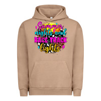 Pigment Burro summer nights and race track lights Urban Hoodie - JahusDesignShop