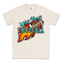 Natural Wild about Football Classic Tee - HowdyJamesFarm