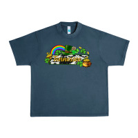 Midnight Navy Tennessee map St. Patrick's Urban Heavy Tee - CowGirlArtShop