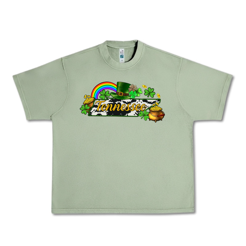 Tennessee Map St. Patrick's Urban Heavy Tee by CowGirlArtShop | Teevron