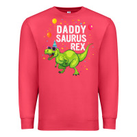 Cardinal Mens Daddysaurus T Rex Dinosaur Daddy Family Matching Gifts Idea Premium Sweatshirt - maiPhamDesign