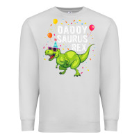 Dove Grey Mens Daddysaurus T Rex Dinosaur Daddy Family Matching Gifts Idea Premium Sweatshirt - maiPhamDesign