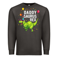 Smoke Mens Daddysaurus T Rex Dinosaur Daddy Family Matching Gifts Idea Premium Sweatshirt - maiPhamDesign