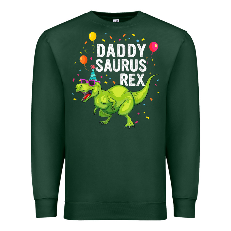 Mens Daddysaurus T Rex Dinosaur Daddy Family Matching Gifts Idea Premium Sweatshirt by maiPhamDesign | Teevron