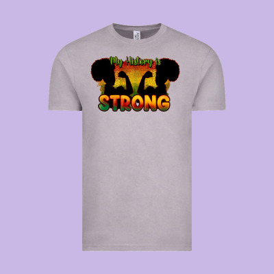 My History Is Strong Vintage Tee Designed By Howdyjamesfarm