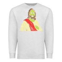 Oatmeal Heather zombie jesus halloween costume christian christ Premium Sweatshirt - maiPhamDesign