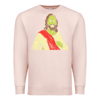 Pale Pink zombie jesus halloween costume christian christ Premium Sweatshirt - maiPhamDesign