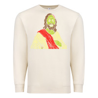 Sandshell zombie jesus halloween costume christian christ Premium Sweatshirt - maiPhamDesign